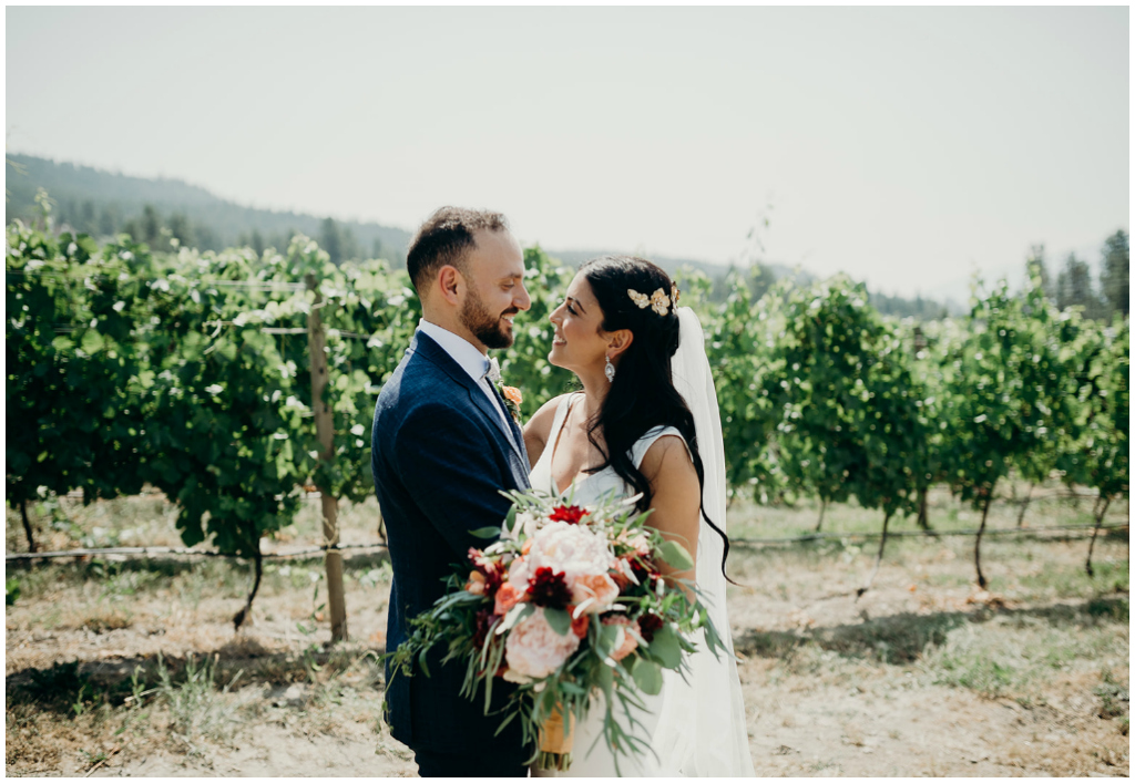 British Columbia Vineyard Summer Wedding 