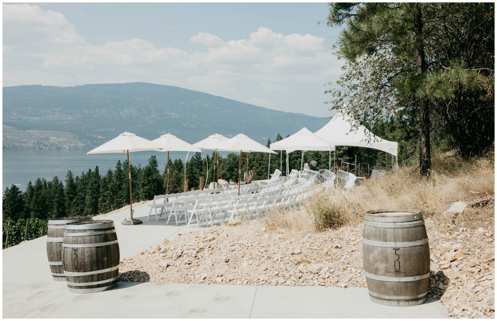 Okanagan Valley Outdoor Wedding Ceremony