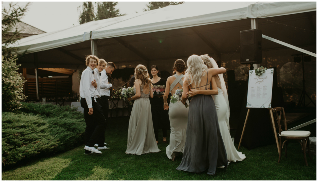 Intimate Summer Tent Wedding Edmonton