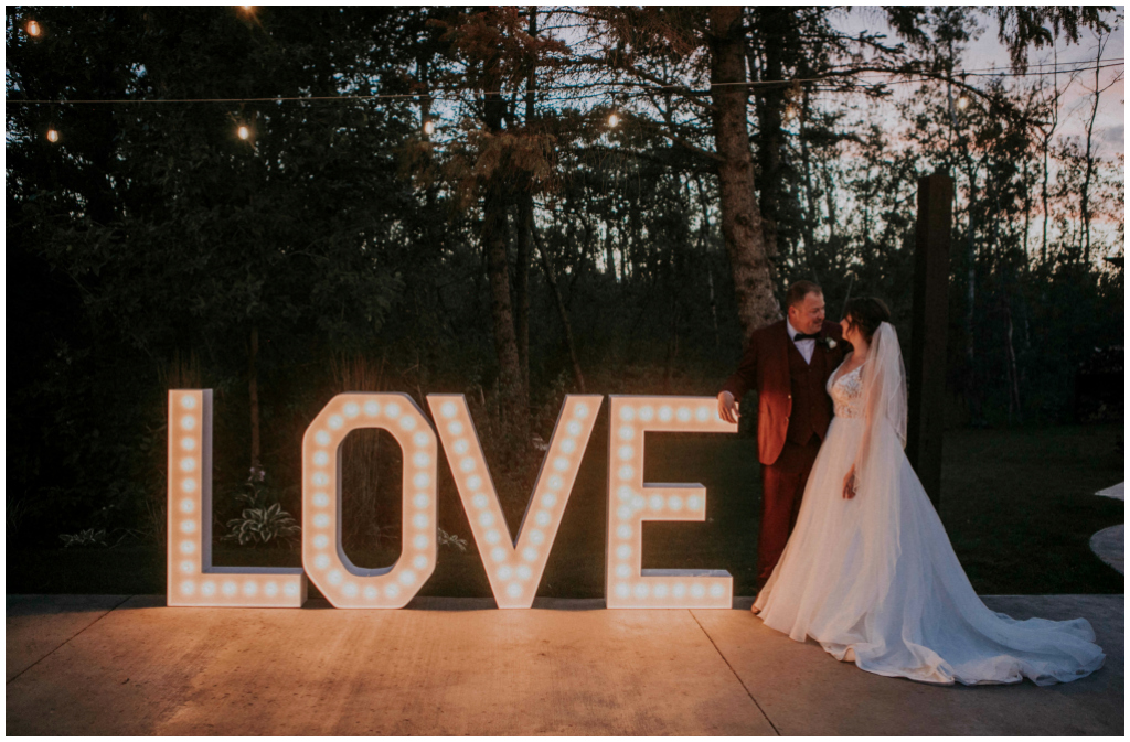 love marquee sign