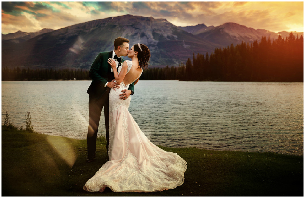 Fairmont Jasper Park Lodge Outdoor Wedding Ceremony