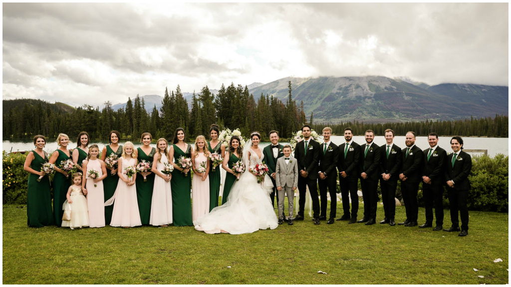 Beauvert Plateau Jasper Park Lodge Wedding Ceremony 