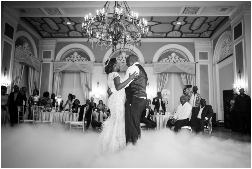 Dry Ice Fog First Dance in the Empire Ballroom Edmonton