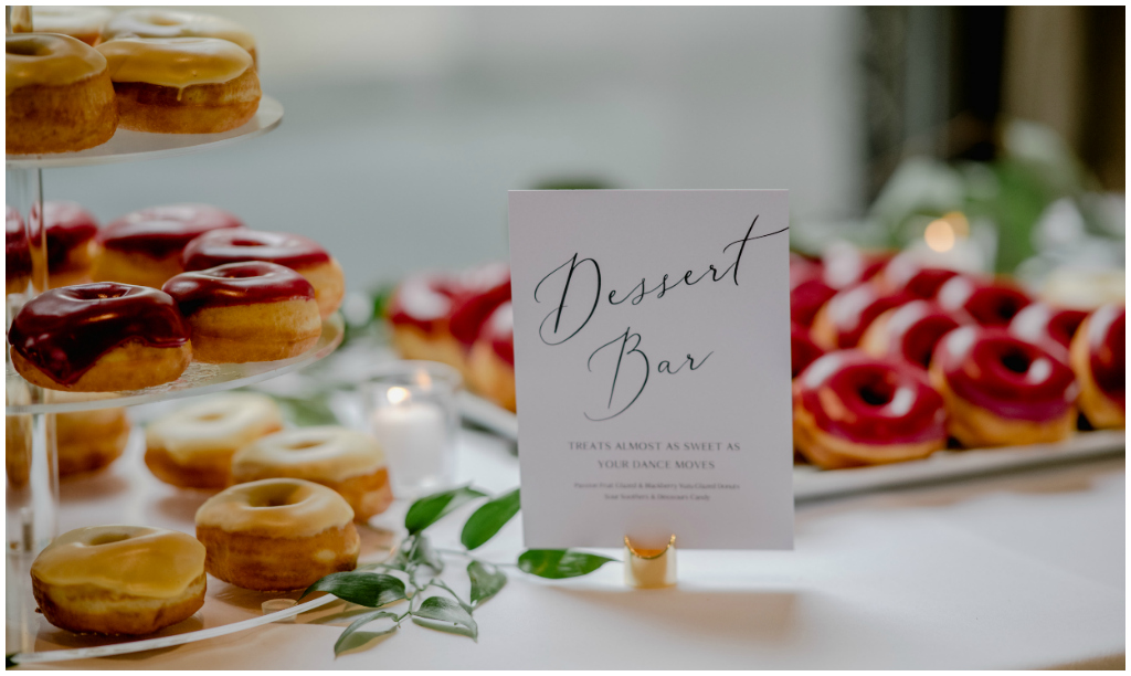 Edmonton Wedding Donut Dessert Table 