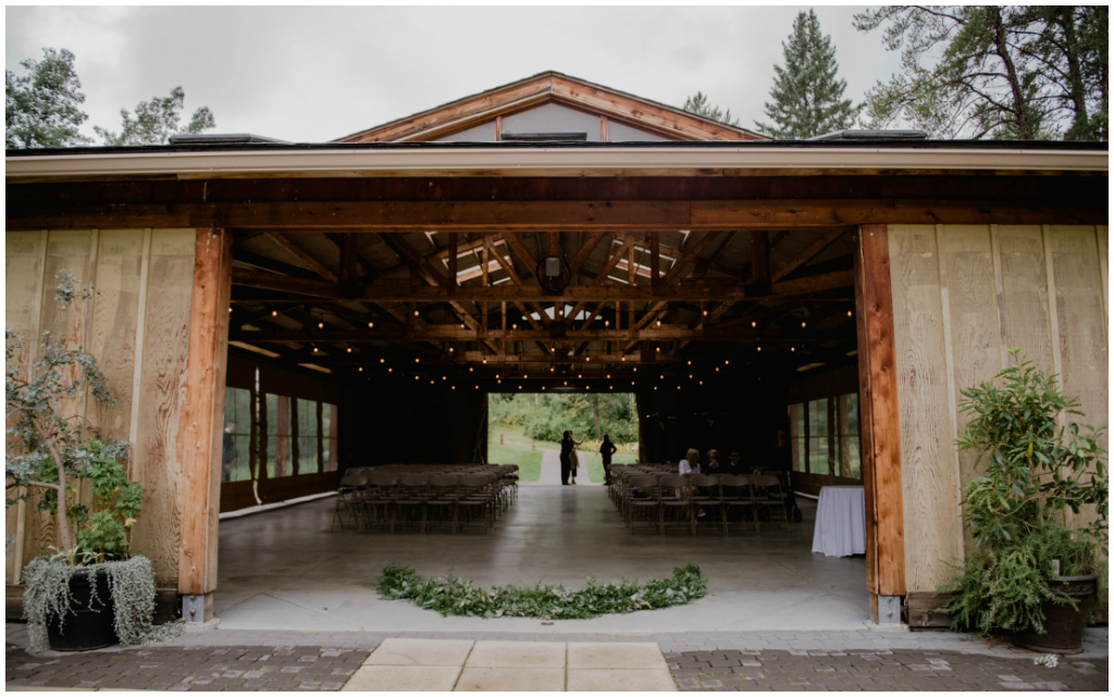 Pine Pavilion Wedding Ceremony