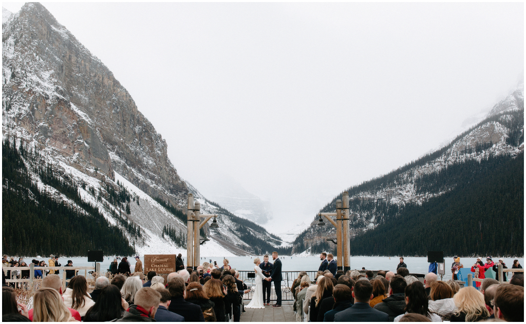 Rocky Mountain Outdoor Winter Wedding 