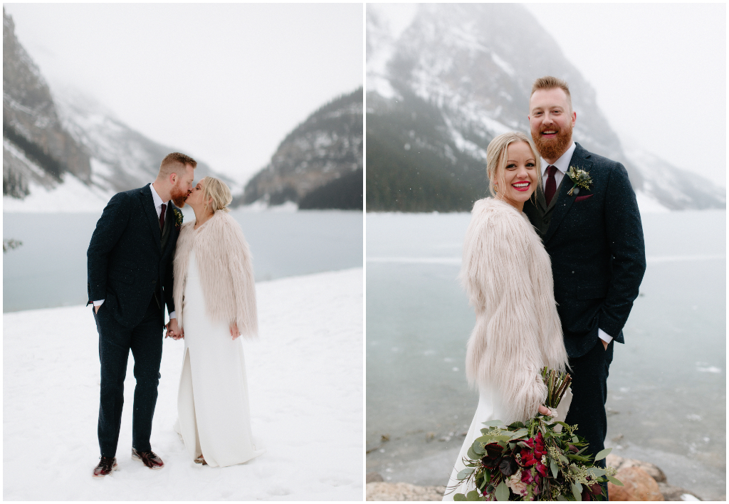 Chateau Lake Louise Winter Wedding 