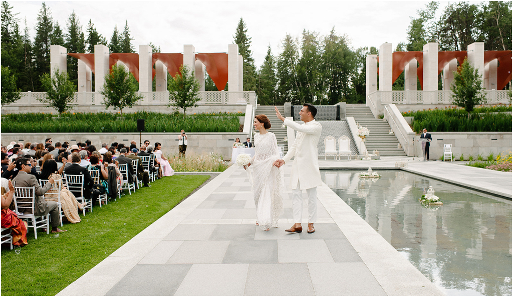 Aga Khan Garden Wedding Ceremony Edmonton