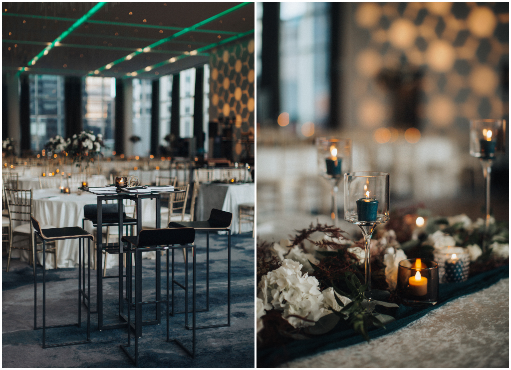 Modern Edmonton Reception with Mixed Seating