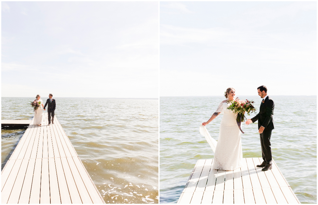 Rural Alberta Lake Wedding