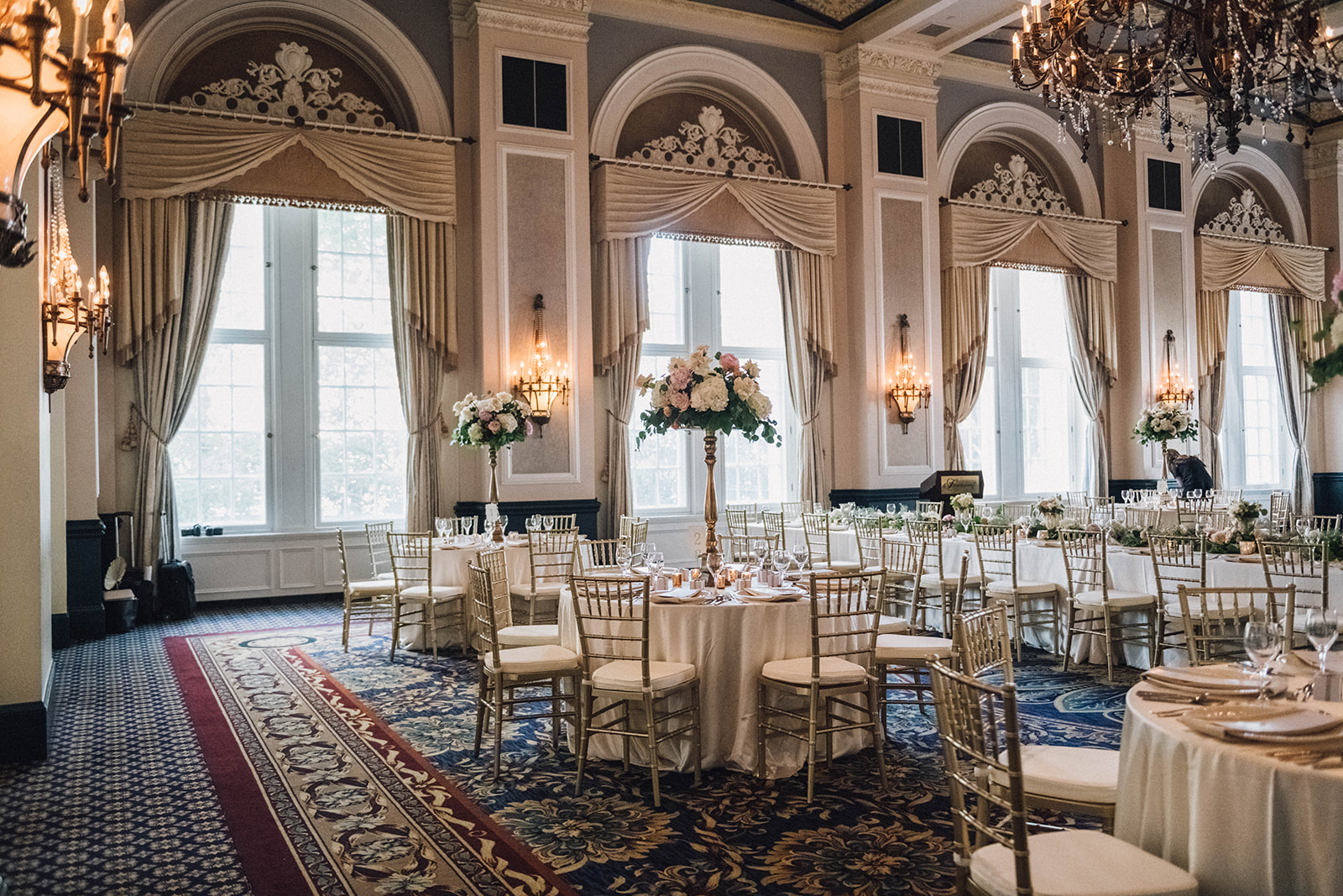 Fairmont Hotel Macdonald Wedding Reception