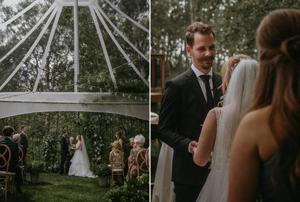 Outdoor Alberta Wedding Ceremony