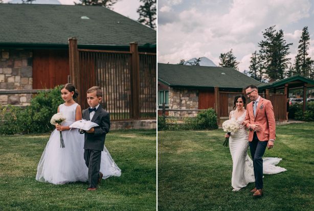 Fairmont Jasper Park Lodge Outdoor Wedding Ceremony