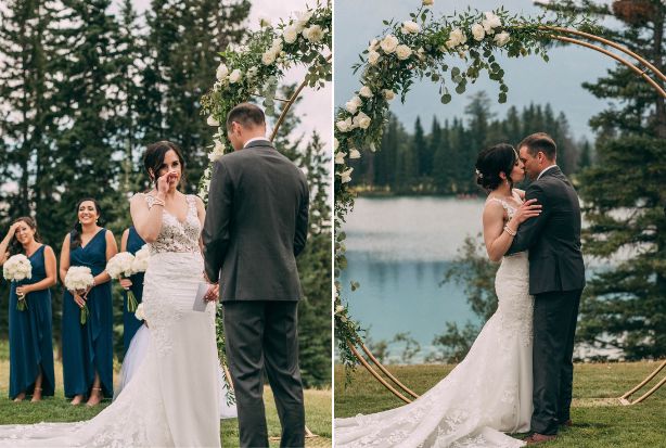 Fairmont Jasper Park Lodge Outdoor Wedding Ceremony