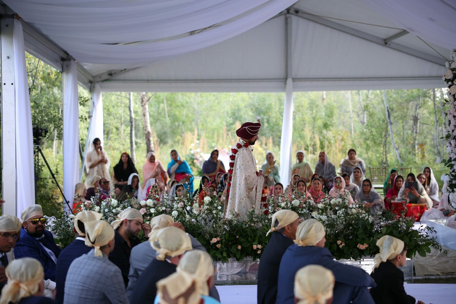 Edmonton Tent Wedding Ceremony