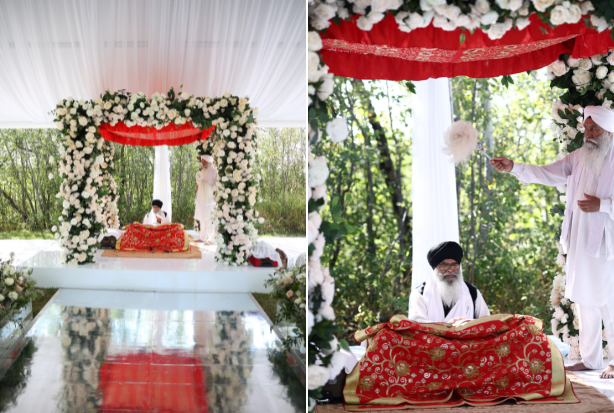 Edmonton Tent Wedding Ceremony