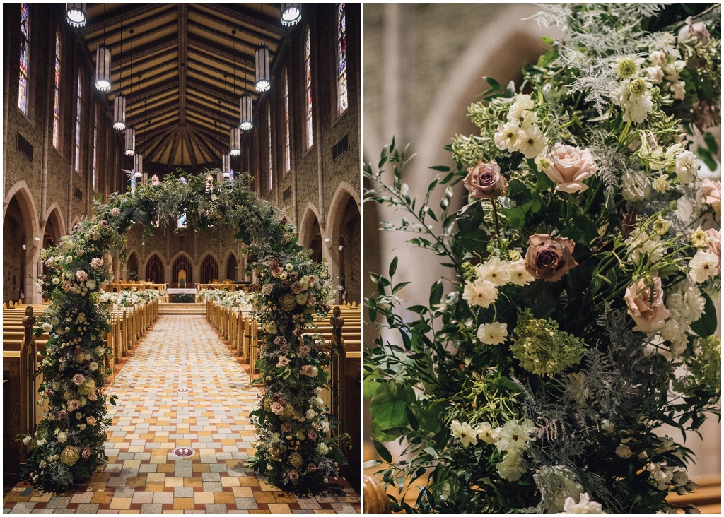 Elegant Edmonton Cathedral Wedding