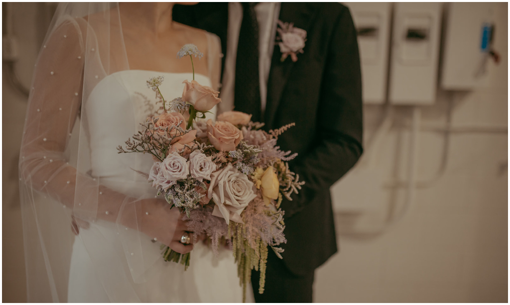 Muted Colour Bridal Bouquet