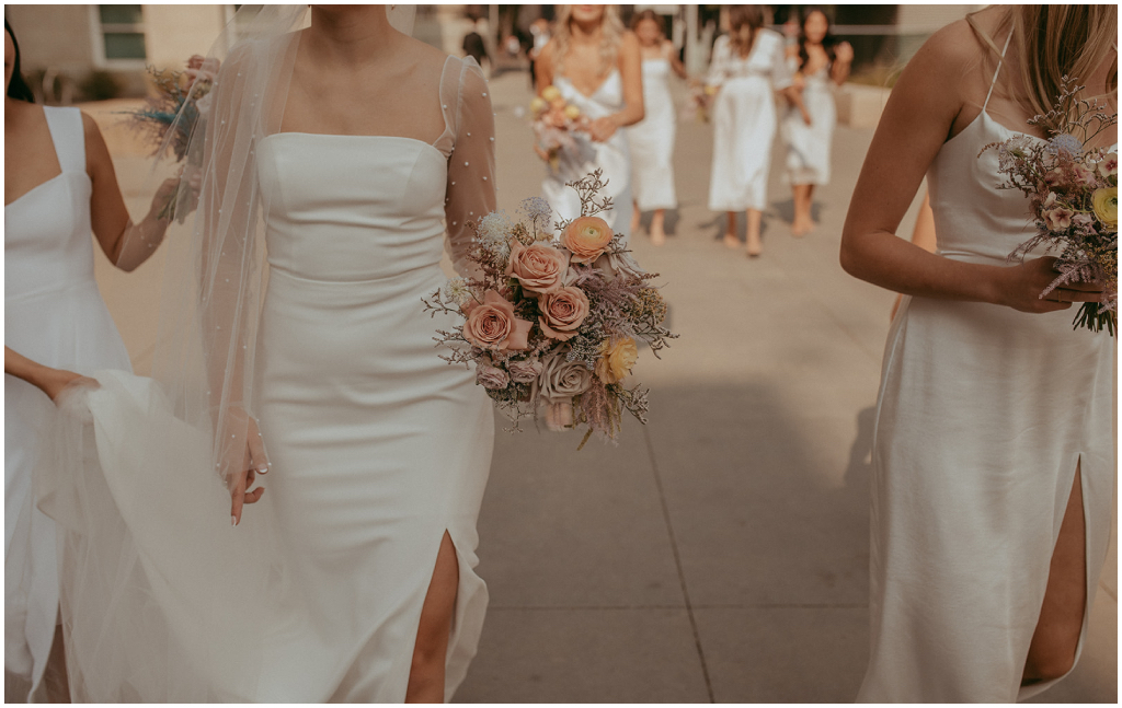 Fun Colourful Edmonton Wedding