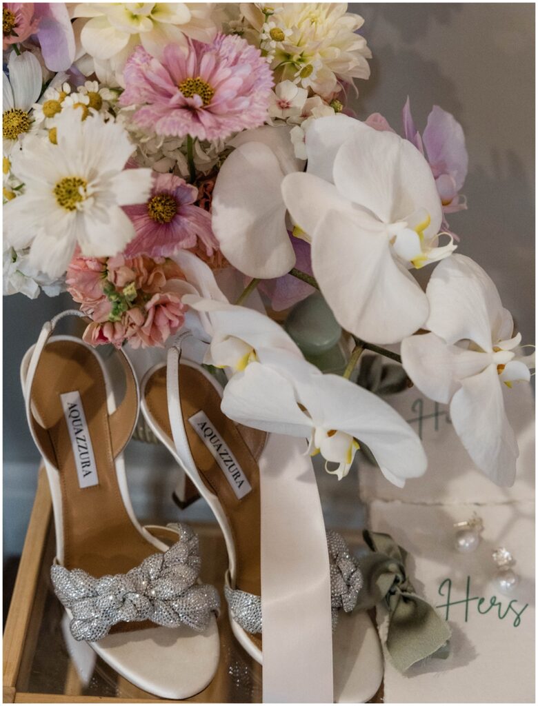 Bridal wedding shoes