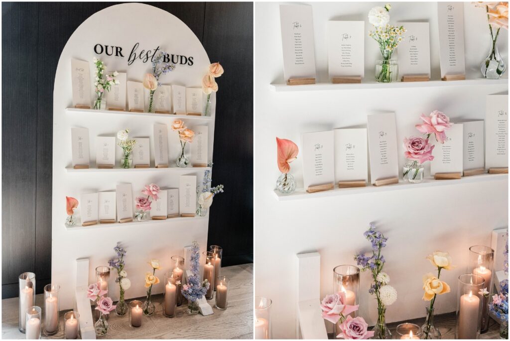 colorful pastel wedding design