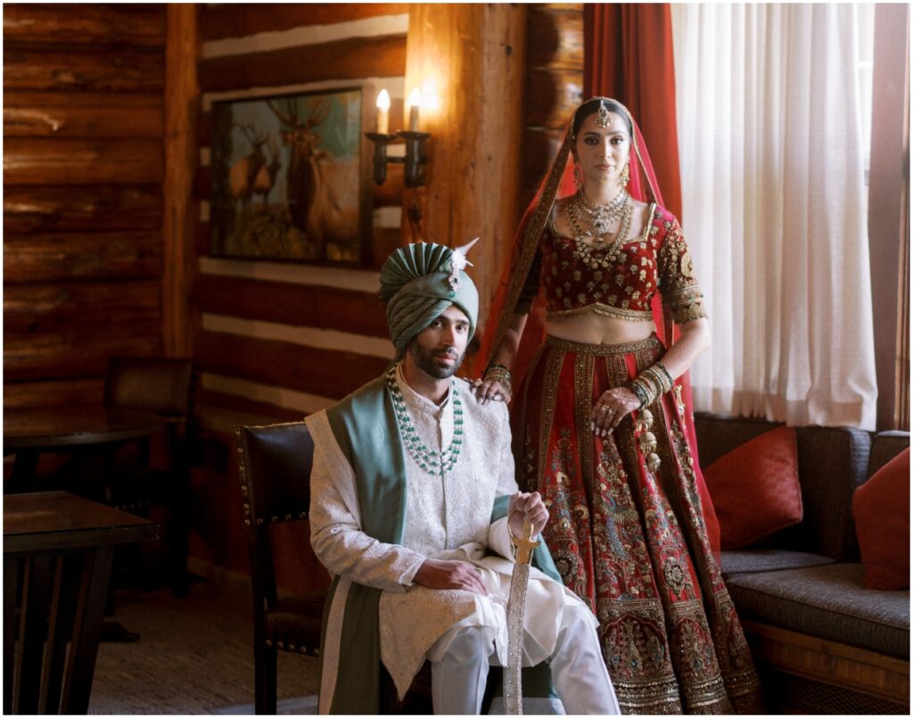 Hindu wedding fashion inspiration bride groom