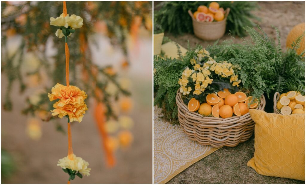 Citrus Hindu Haldi inspiration