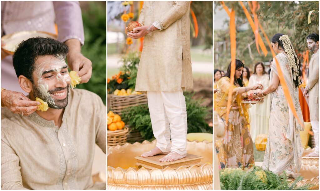 Hindu Haldi event inspiration