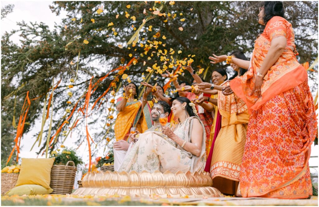 Hindu Haldi ceremony inspiration