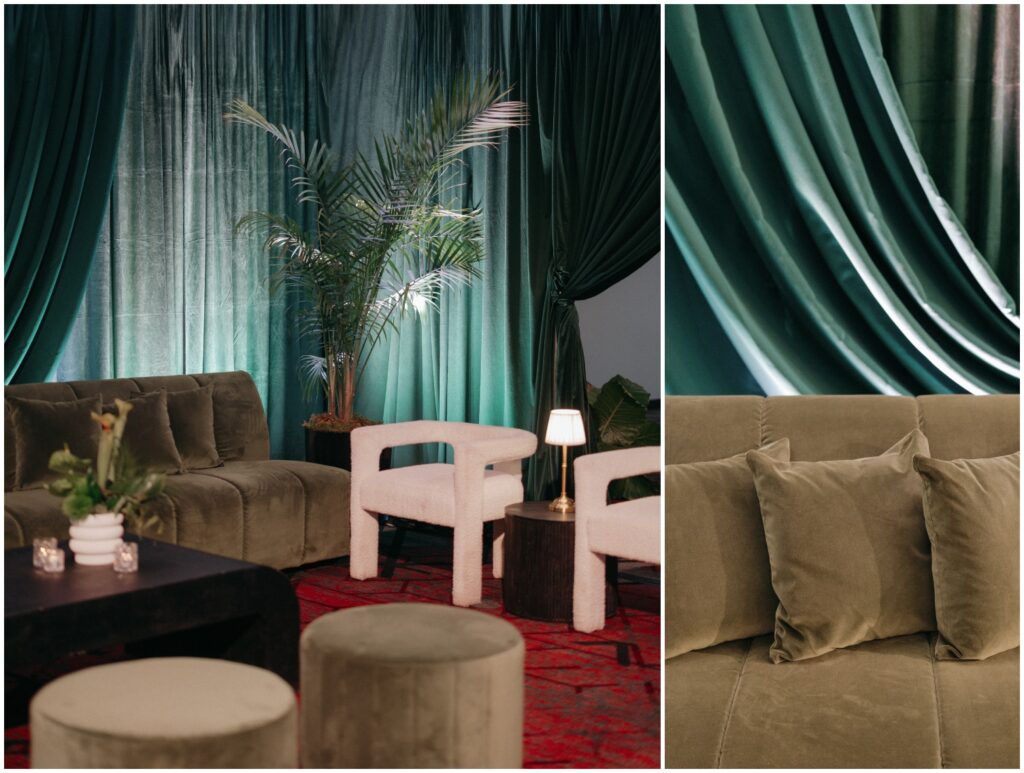 emerald drapery inspiration