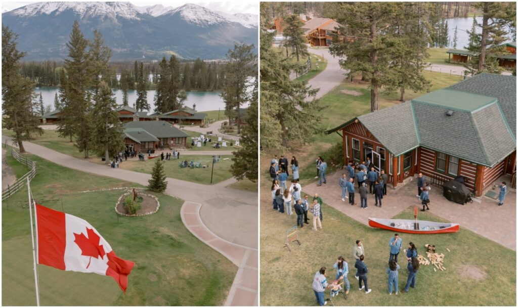 Canadian wedding welcome party