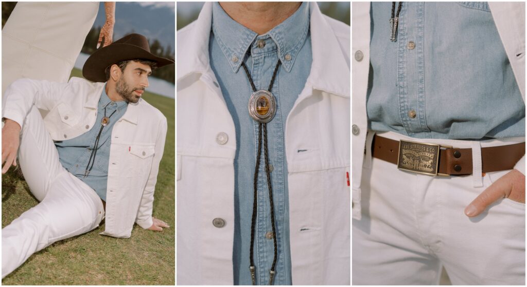 Wedding welcome party Canadian Tuxedo